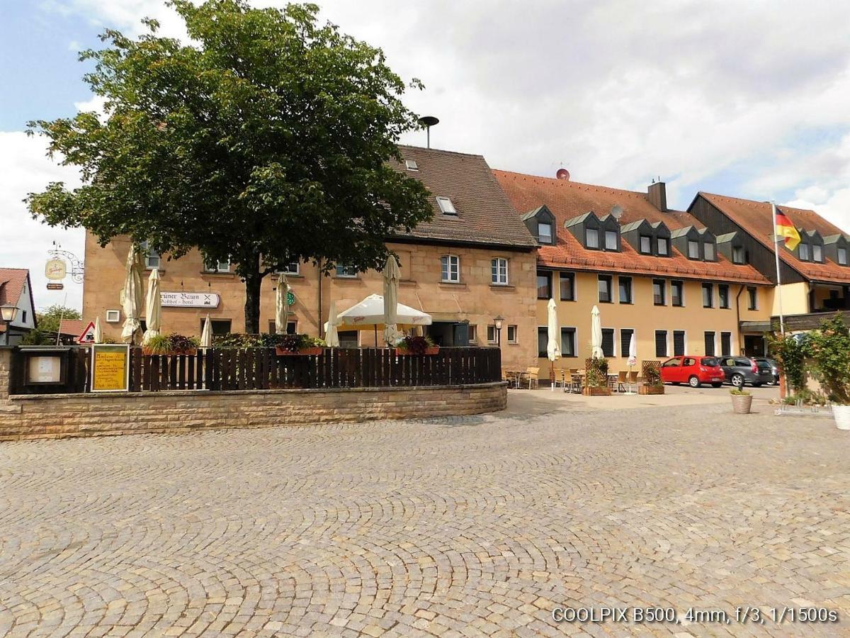 Gasthof Landhotel Grüner Baum Cadolzburg Exterior foto